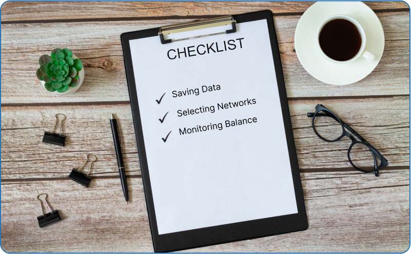 Credit Usage Checklist